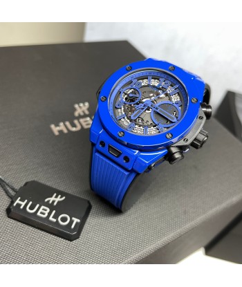 Pre-Owned Hublot Blue Magic Big Bang Unico Chronograph 42mm Ceramic Watch Economisez 