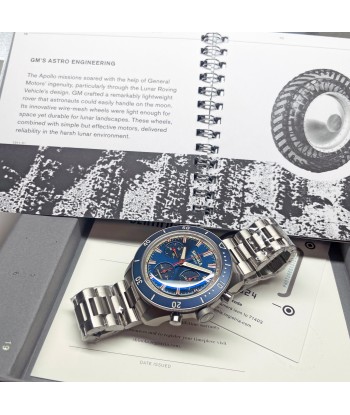 Shinola Mooncraft Monster Apollo 11 Sea Blue Chrono 43mm Watch Limited Comparez plus de prix