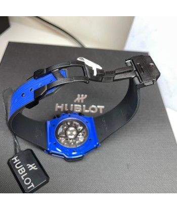 Pre-Owned Hublot Blue Magic Big Bang Unico Chronograph 42mm Ceramic Watch Economisez 