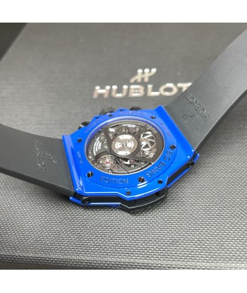 Pre-Owned Hublot Blue Magic Big Bang Unico Chronograph 42mm Ceramic Watch Economisez 