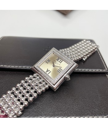 Pre-Owned Patek Philippe Gondolo Square Diamond 18K White Gold Watch pour bénéficier 