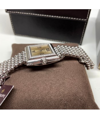 Pre-Owned Patek Philippe Gondolo Square Diamond 18K White Gold Watch pour bénéficier 