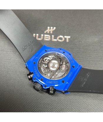 Pre-Owned Hublot Blue Magic Big Bang Unico Chronograph 42mm Ceramic Watch Economisez 