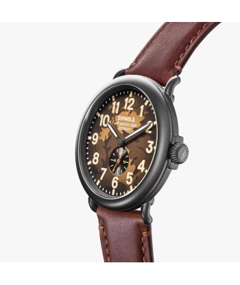 Shinola 47MM Runwell Brown Oak Leaf Camo Watch S0120291086 Faites des économies