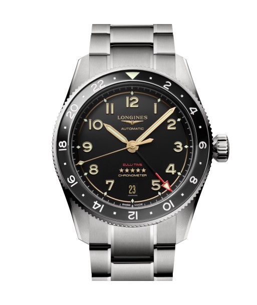 Longines Spirit Zulu Time Titanium GMT L3.802.1.53.6 39.00mm Dans la société mordern