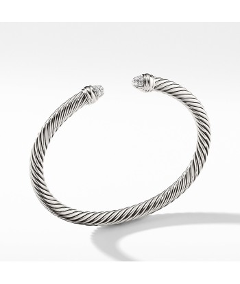 David Yurman 5MM Cable Classics Bracelet with Diamonds Pour