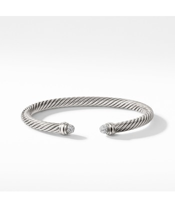 David Yurman 5MM Cable Classics Bracelet with Diamonds Pour