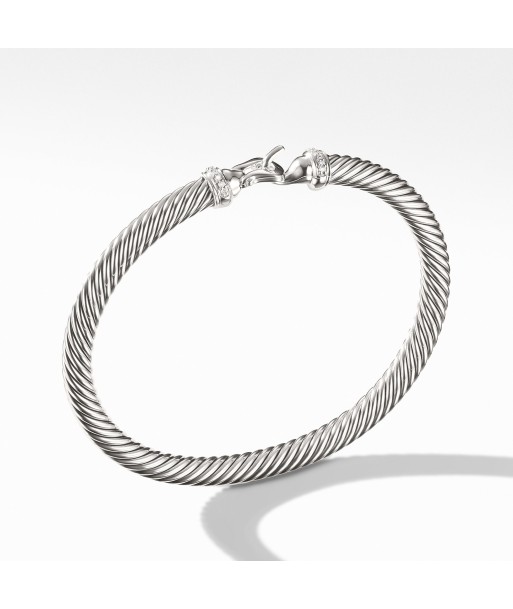 David Yurman Buckle Cable Bracelet with Diamonds 5mm l'évolution des habitudes 