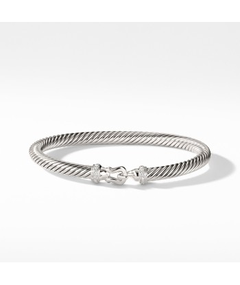 David Yurman Buckle Cable Bracelet with Diamonds 5mm l'évolution des habitudes 