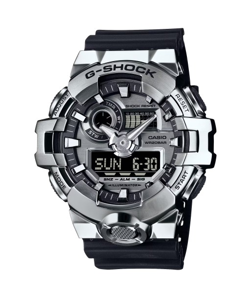 CASIO G-SHOCK GM700-1A Silver G-Steel Watch basket pas cher