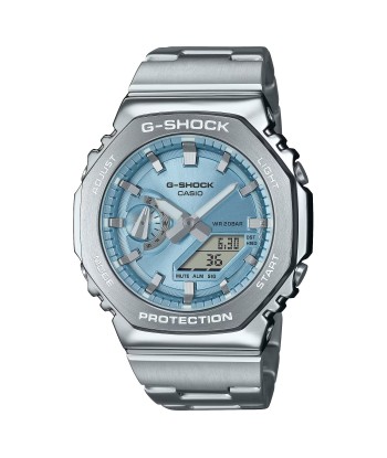 Casio G-Shock Steel GM2110D-2A Ice Blue GM2110 Series Casioak Watch offre 