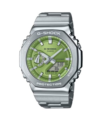 Casio G-Shock Steel GM2110D-3A Lime Green GM2110 Series Casioak Watch 50-70% off 