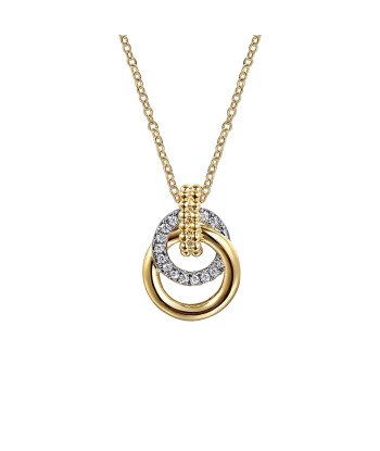 Gabriel 14K White Yellow Gold Bujukan Diamond Pendant Necklace vous aussi creer 