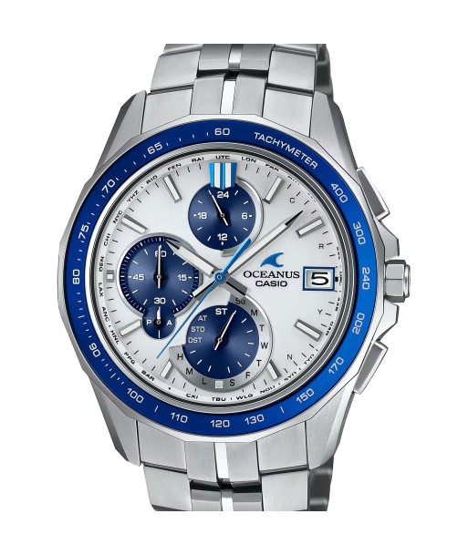 Casio Oceanus Manta Sapphire Blue OCWS7000D-7A Titanium Watch ouvre sa boutique