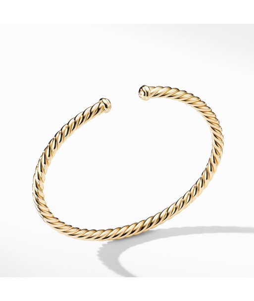 David Yurman Cable Spira Petite Precious Bracelet in Gold des créatures d'habitude