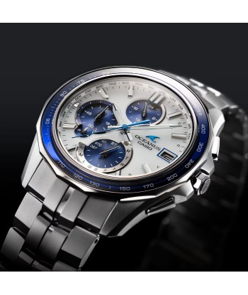 Casio Oceanus Manta Sapphire Blue OCWS7000D-7A Titanium Watch ouvre sa boutique