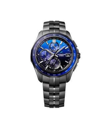 Casio Oceanus Manta Sapphire Blue Black OCWS7000B-2A Titanium Watch pas cher chine