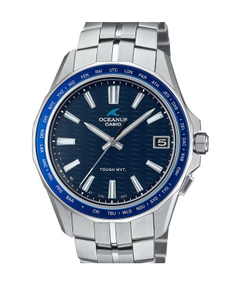 Casio Oceanus Manta Sapphire Blue OCWS400-2A Titanium Watch offre 