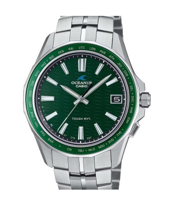 Casio Oceanus Manta Sapphire Green OCWS400-3A Titanium Watch en linge