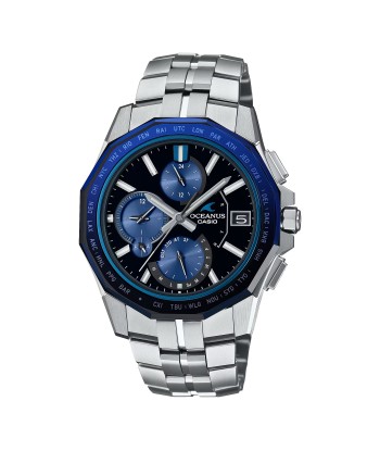 Casio Oceanus Manta Sapphire Blue OCWS6000-1A Titanium Watch en stock