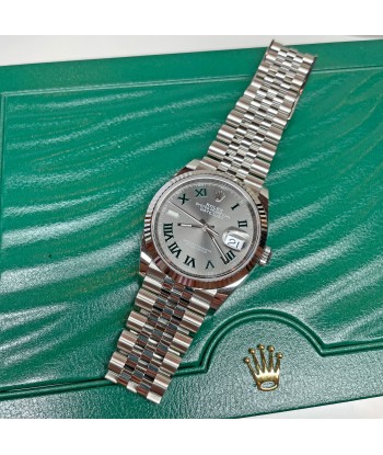 Pre-owned Rolex Oystersteel Datejust 36mm Wimbledon Steel Watch 126234 votre restaurant rapide dans 