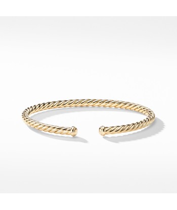 David Yurman Cable Spira Petite Precious Bracelet in Gold des créatures d'habitude