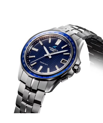 Casio Oceanus Manta Sapphire Blue OCWS400-2A Titanium Watch offre 