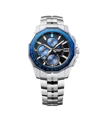 Casio Oceanus Manta Sapphire Blue OCWS6000-1A Titanium Watch en stock