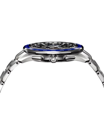 Casio Oceanus Manta Sapphire Blue Black OCWS7000D-1A Titanium Watch brillant des détails fins