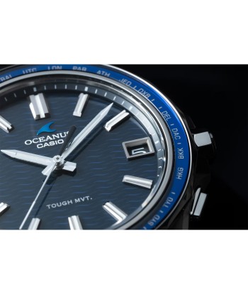 Casio Oceanus Manta Sapphire Blue OCWS400-2A Titanium Watch offre 