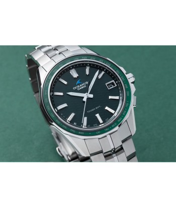 Casio Oceanus Manta Sapphire Green OCWS400-3A Titanium Watch en linge