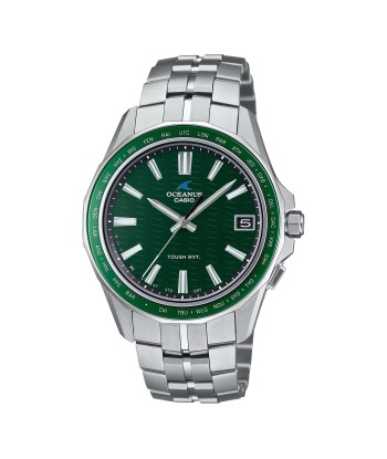 Casio Oceanus Manta Sapphire Green OCWS400-3A Titanium Watch en linge