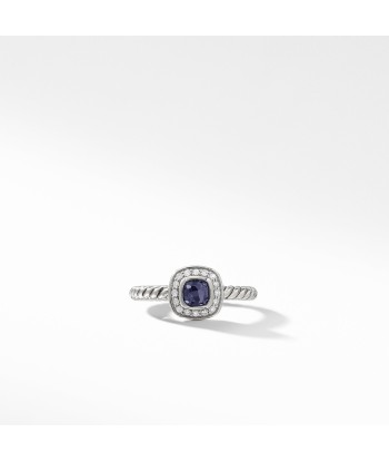 David Yurman Albion Kids Ring with Black Orchid and Diamonds, 4mm JUSQU'A -70%! 