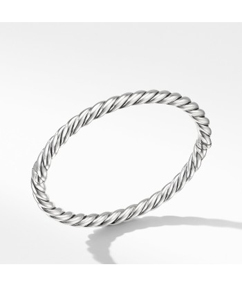 Pre-owned David Yurman Stax Cable Silver Bracelet 5MM 50% de réduction en Octobre 2024