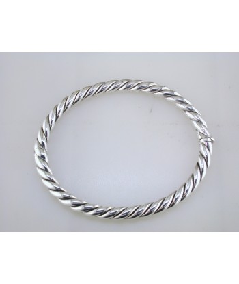 Pre-owned David Yurman Stax Cable Silver Bracelet 5MM 50% de réduction en Octobre 2024