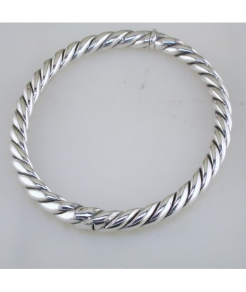 Pre-owned David Yurman Stax Cable Silver Bracelet 5MM 50% de réduction en Octobre 2024