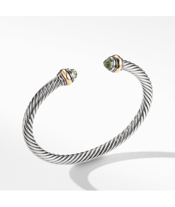 David Yurman 5MM Cable Classic Bracelet Prasiolite Découvrez la collection