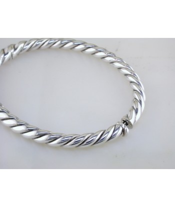 Pre-owned David Yurman Stax Cable Silver Bracelet 5MM 50% de réduction en Octobre 2024