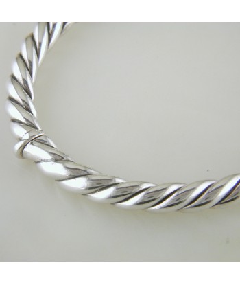 Pre-owned David Yurman Stax Cable Silver Bracelet 5MM 50% de réduction en Octobre 2024