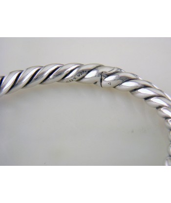 Pre-owned David Yurman Stax Cable Silver Bracelet 5MM 50% de réduction en Octobre 2024