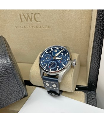 Pre-Owned IWC IW503605 Blue Big Pilot’s Watch Perpetual Calendar Jusqu'à 80% De Réduction