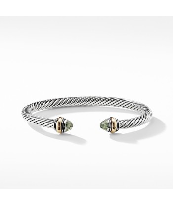 David Yurman 5MM Cable Classic Bracelet Prasiolite Découvrez la collection