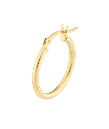 14K Yellow Gold 2x20MM Hoop Earrings chez Cornerstreet bien 