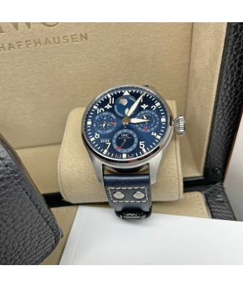 Pre-Owned IWC IW503605 Blue Big Pilot’s Watch Perpetual Calendar Jusqu'à 80% De Réduction