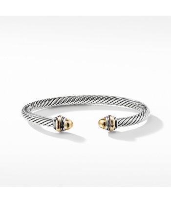 David Yurman 5MM Cable Classic Bracelet with Gold Domes sur le site 