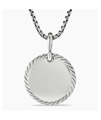 Pre-owned David Yurman Elements Disc Pendant with Pave Diamonds 24mm Comment ça marche