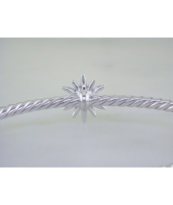 Pre-owned David Yurman Starburst Center Station Bracelet with Pave Diamonds rembourrage situé sous