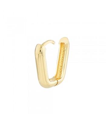 14K Yellow Gold Oblong Mini Hoop Earrings, 15MM l'achat 