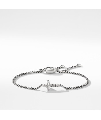 David Yurman Cross Bracelet with Pave Diamonds de France