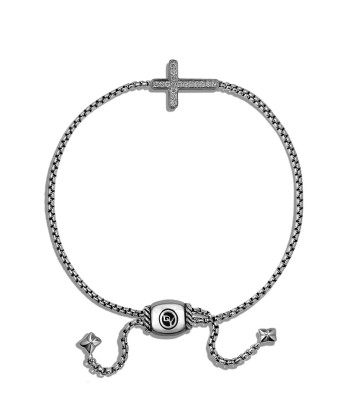 David Yurman Cross Bracelet with Pave Diamonds de France